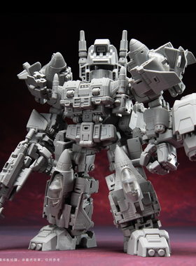 变形玩具 激光猫 小无畏 JGM-SKP04 钢仔派对大无畏组合飞机模型