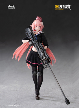 神猫跳动 少女前线 HASUKI 1/12 NTW-20狙击步枪机娘手办摆件成品