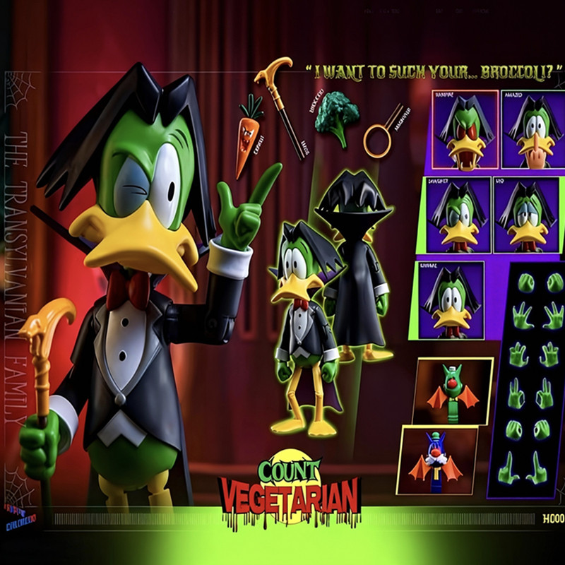 幸福童年 HAPPY CHILDHOOD 素食伯爵  怪鸭历险记 成品手办玩具