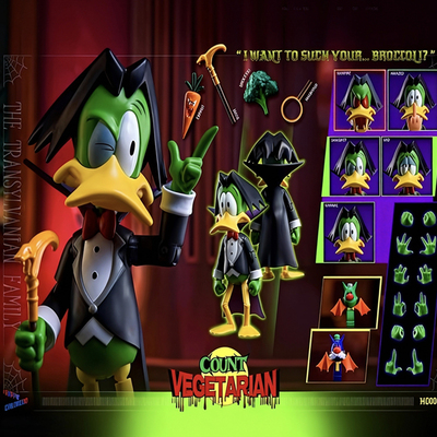 幸福童年 HAPPY CHILDHOOD 素食伯爵  怪鸭历险记 成品手办玩具