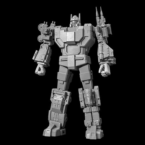 变形玩具 魔方 MS TOYS 小比例计算王组合钻头钢鞭烙铁机关炮光速