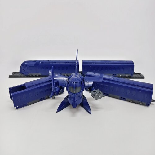 变形玩具变动力模玩工作室 变形火车机器人南海的忍者DL-MX02成品
