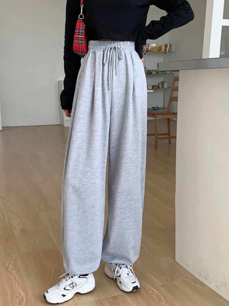 ray Sweatpants for Women 2022 Autumn ew aggy Fashion Oersize-封面