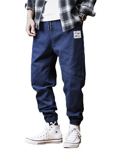 Harem Joggers Men Plus Carg Jeans Sreetwear Loose Size