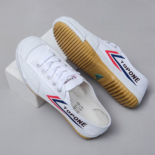 正品大博文武术田径鞋户外跑步跳远体操鞋学生体考训练专用小白鞋