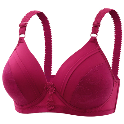 文胸胸罩彩仙儿无钢圈棉料防下垂