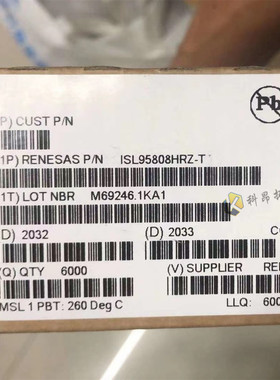 ISL95808HRZ-T DFN-8 丝印08 IC芯片 808 0B 门驱动器 全新原装