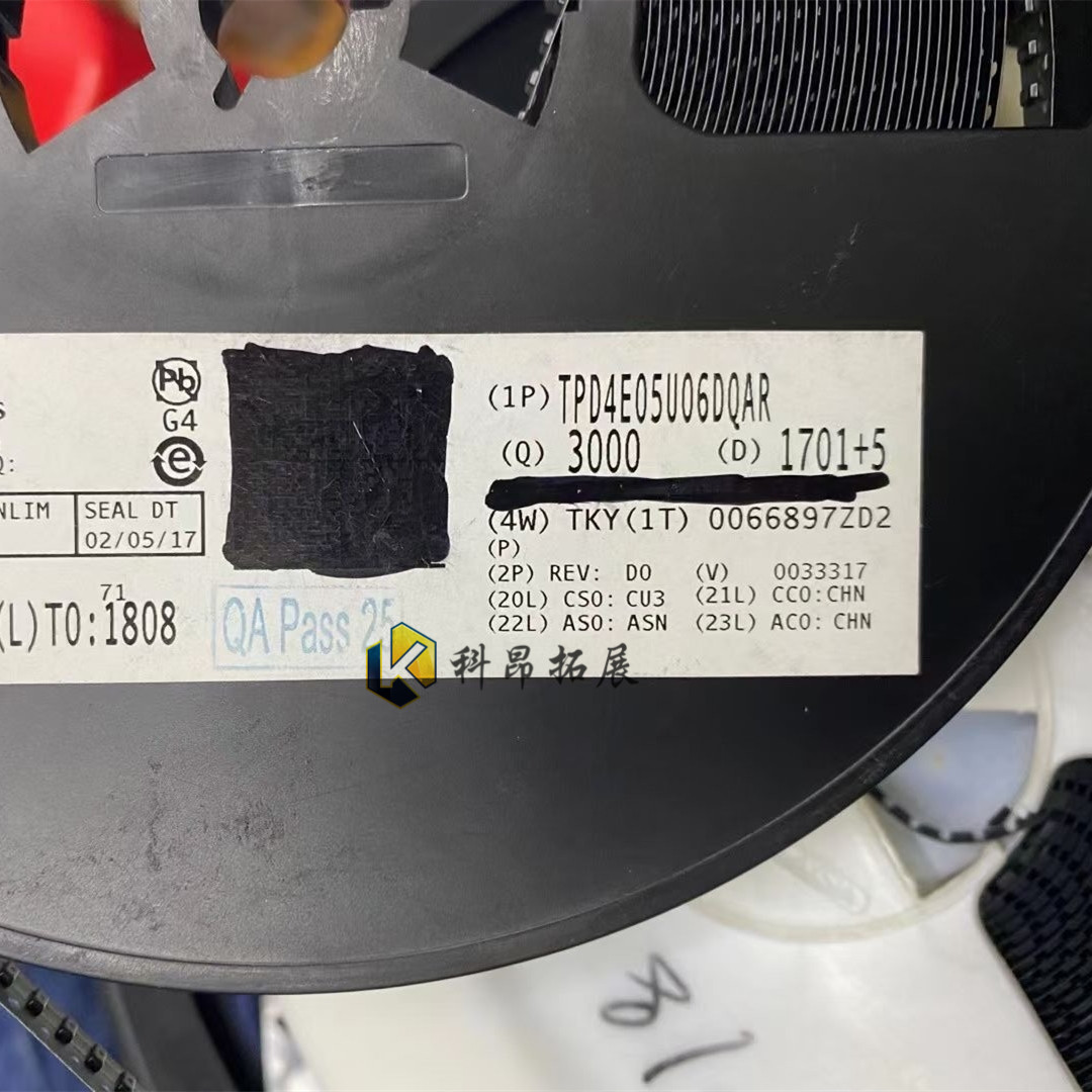 TPD4E05U06DQAR USON10 ESD抑制器 丝印BRY 全新原装 BOM配单