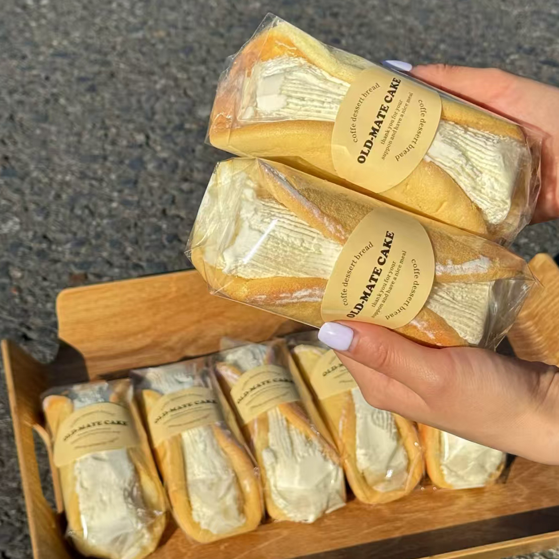 东京香蕉蛋糕卷包装纸