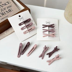 迷你小号碎发夹子头饰头发卡子女侧边夹刘海鸭嘴一字后脑勺2024年