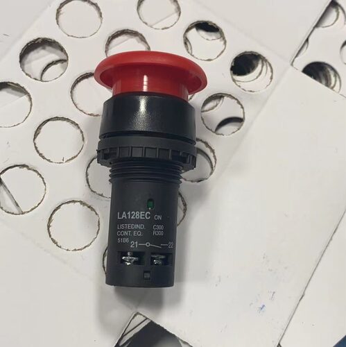 永前电气ABB款 蘑菇头复位按钮开关 LA128EC-11M