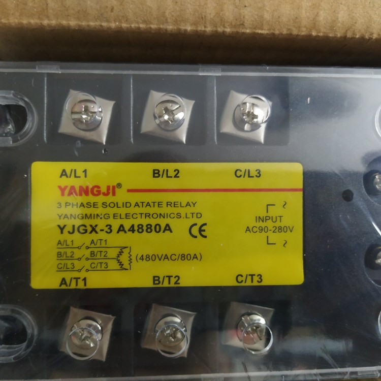 YANGJI三相交流固态继电器 YJGX-3 A4880A(480VAC)