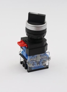 淳博电气 LA38型短柄二档选择旋钮开关 LA138-22A-11X2