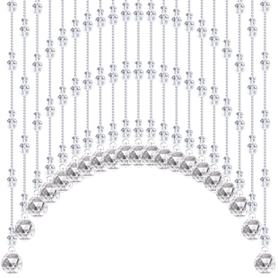 网红水晶珠帘免打孔门帘葫芦装饰隔断玄关过道洗手间卧室珠链挂帘