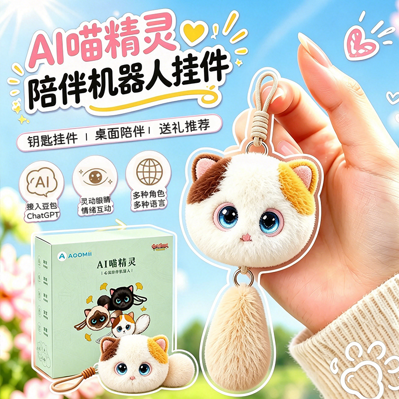 ai智能小机器人电子宠物玩具芙崽