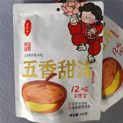 礼季和济南甜沫粥料山东特产济南青岛早餐非速食五香甜沫料包350g