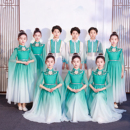 女童礼服 民乐琵琶国风汉服新款 元 旦儿童演出服古筝合唱表演服服装