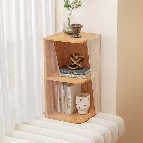 三角形亚克力飘窗置物架角柜转角柜墙角客厅卧室拐角柜墙边柜落地