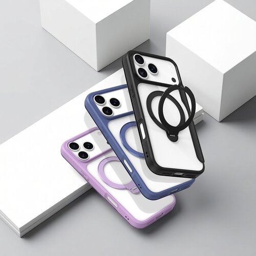 DUX DUCIS适用苹果17promax手机壳MagSafe磁吸16翻盖插卡iphone16简约双卡袋全包防摔16pro防污时尚保护壳