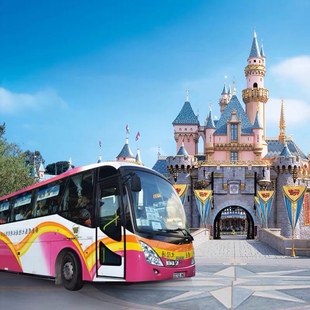 番禺洛溪新城北城车站至香港迪士尼环岛中港通直通巴士票成人单程