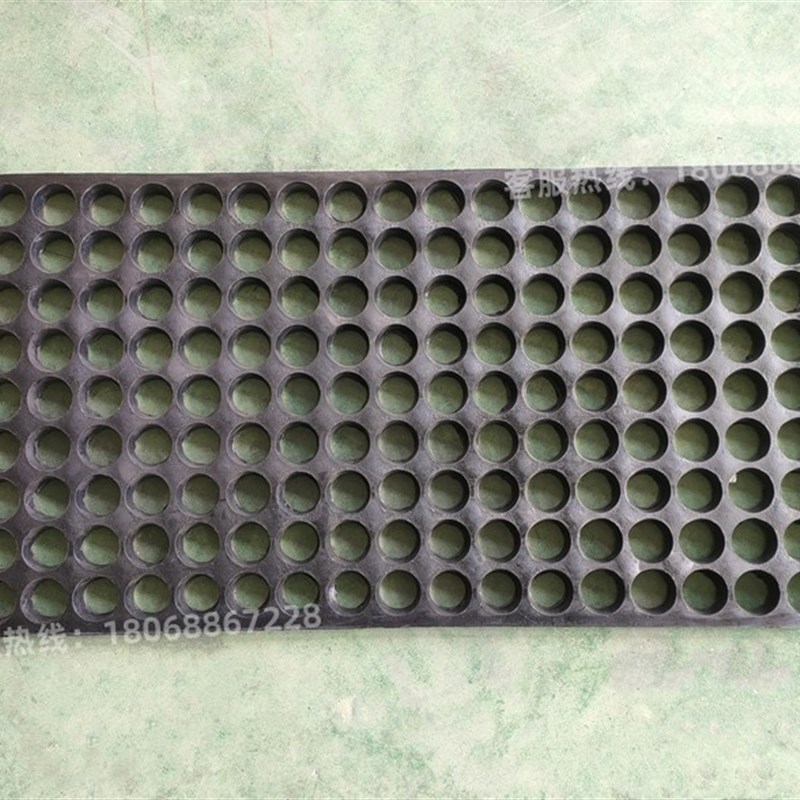 速发吊钩式抛丸机喷砂机耐磨板胶漏砂板落橡板漏沙板垫底漏砂配