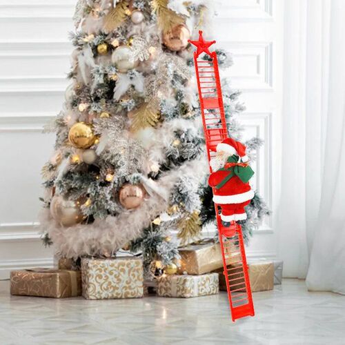 速发S aus Dl imbig Ladder with Mus Cistmas Tree O