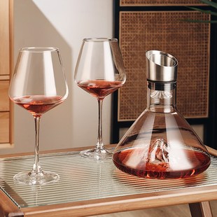 速发大号勃艮第大肚杯家用水晶玻璃醒酒档套装 轻脚高器高奢杯子