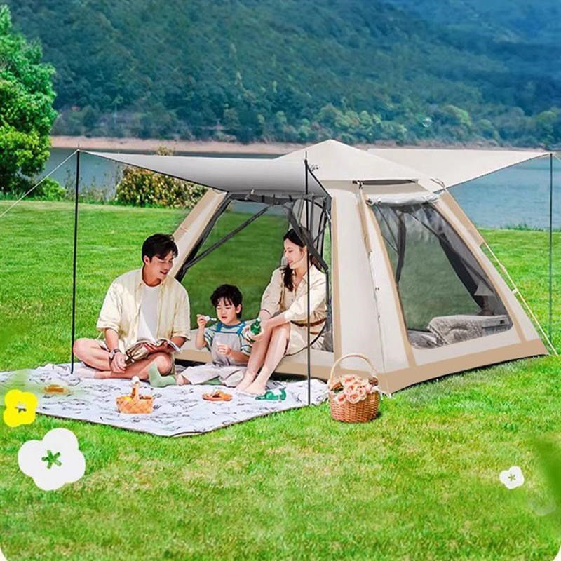 速发帐篷户外折叠野营加厚防雨全自动速开野式露营野餐郊游便携外