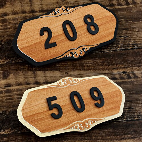 速发亚克力宾馆酒店包厢号包间号码牌房号牌宿舍家用门牌数字门牌