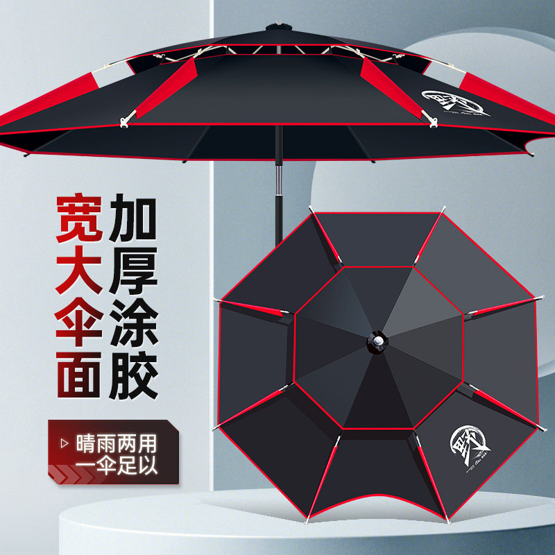 速发钓鱼伞向大钓伞202新雨专晒款伞钓鱼防用户外垂钓遮伞