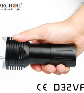 ARCHON奥瞳 D32VR手电 白光/红光 专业水下摄像补光 潜水手电筒