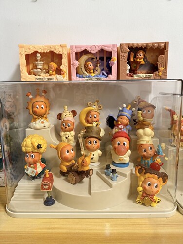 泡泡玛特星星人盲盒收纳盒怦然心动系列展示柜亚克力透明手办造景