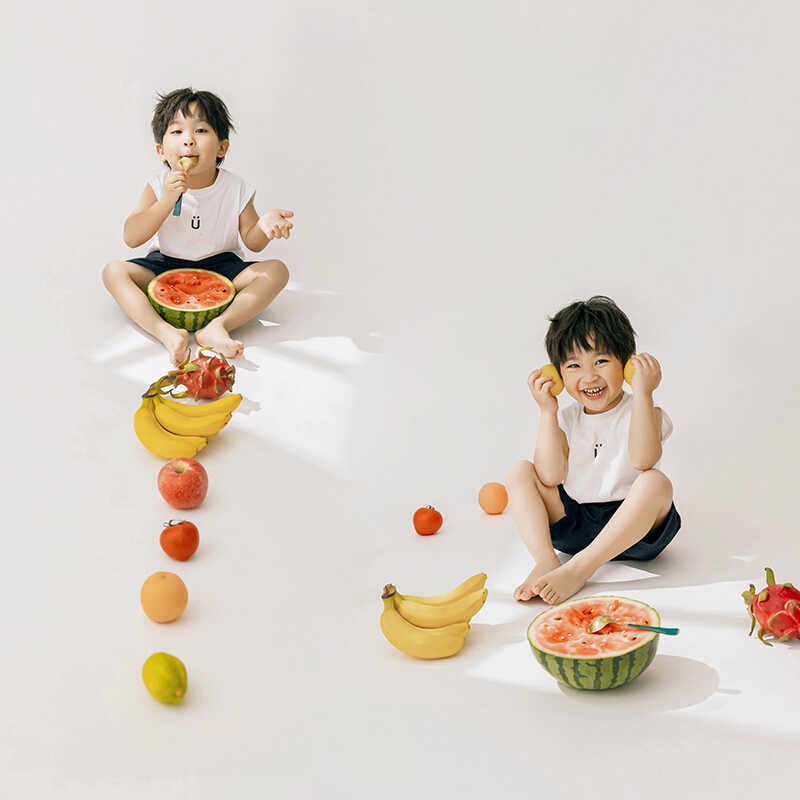 儿童摄影服装5岁6岁帅气男孩时尚潮服拍照衣服套装影楼写真艺术照