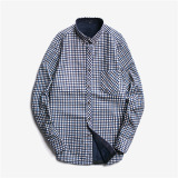1508-B512-P45冬新款男士长袖方领保暖衫加绒加厚休闲印花衬衫男，男装衬衫，星座1508-1