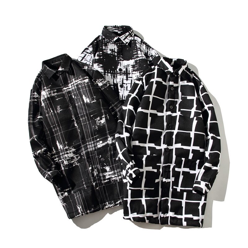 1508-F01厚款-P40翻领冬季男士风衣宽松长袖格子休闲大衣外套加绒，男装风衣，星座1508-1