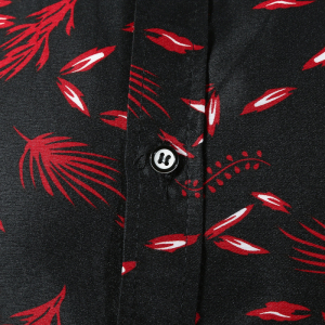 1611B-C69-P25大码宽松潮流衬衫男士印花春装新品2021潮长袖衬衫图片