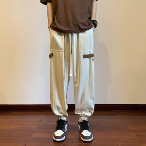 B335-A468-P55 控68 100 宽松束脚工装休闲裤 2图片