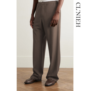 CLNIEH 静奢ROW风ARI意大利进口全羊毛面料宾霸里布微喇休闲西裤
