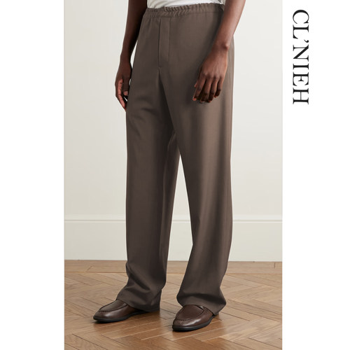 CLNIEH 静奢ROW风ARI意大利进口全羊毛面料宾霸里布微喇休闲西裤