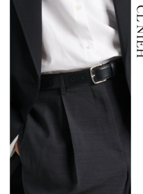 CLNIEH | 静奢ROW风Classic进口头层小牛皮 微亮面极简风手作皮带