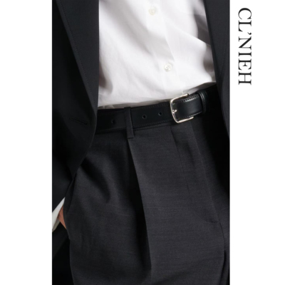 CLNIEH | 静奢ROW风Classic进口头层小牛皮 微亮面极简风手作皮带