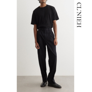 全宾霸里布立裁休闲西裤 140支美丽诺全羊毛 静奢AURL风格 CLNIEH