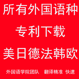 美国日本法国韩国德国欧州各大专利局专利下载专业外国语团队翻译