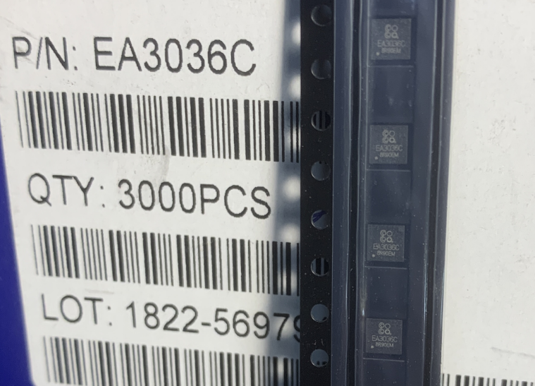 EA3036CQBR EA3036C  全新原装正品实图QFN20电源管理芯片 可直拍