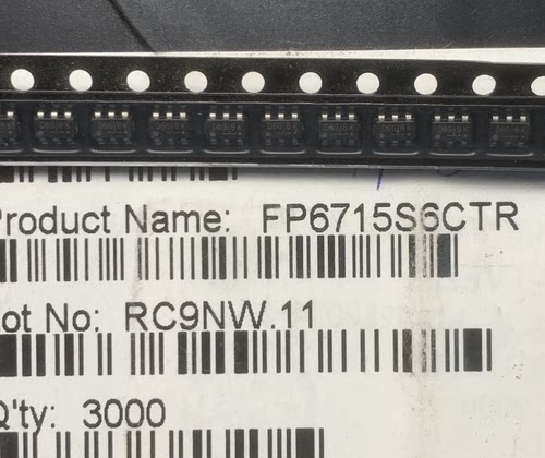 FP6715S6CTR FP6715 D6G 全新原装正品 SOT23-6 5V1A同步整流升压