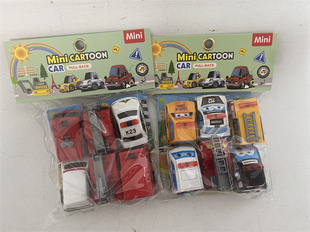 回力小车模玩具多款 小汽车巴士公交车 混色多款