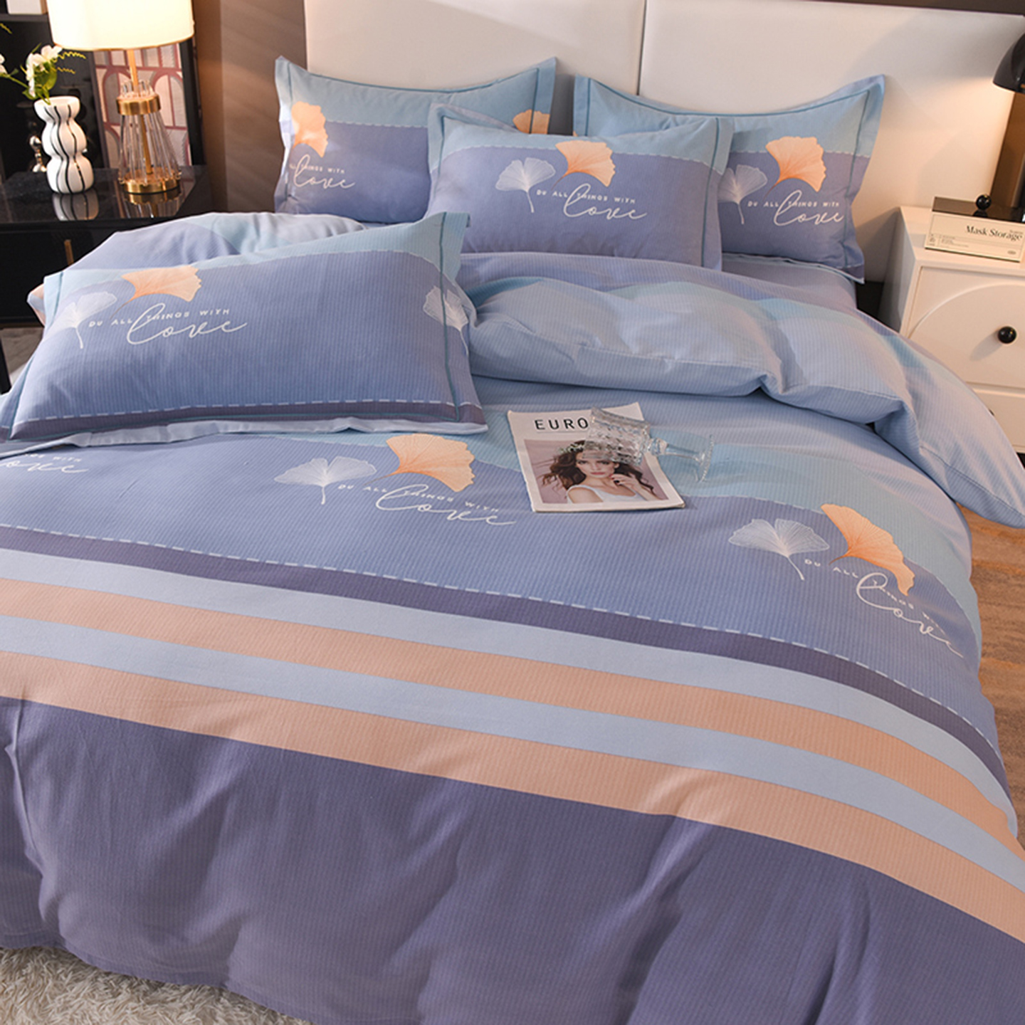 纯棉四件套全棉床单被套床上用品