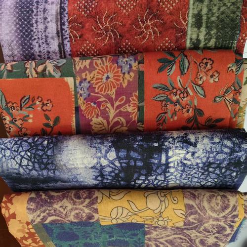 新款印花棉麻布料民族风布料棉麻印花服装面料连衣裙花布棉麻面料