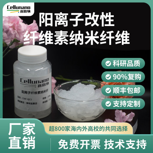 阳离子纳米纤正电荷CNF凝胶粉末