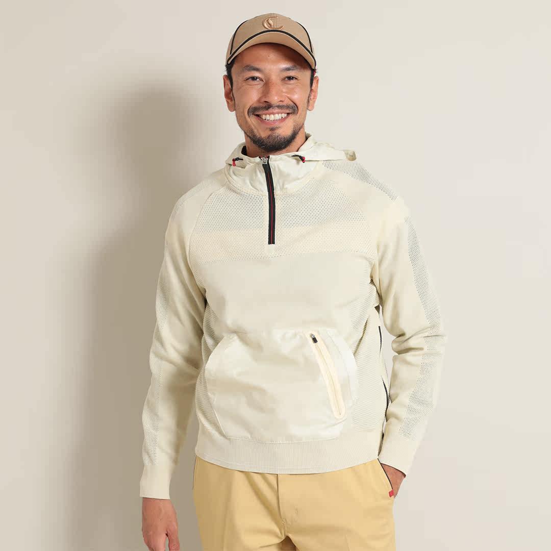 日本直邮23春r23118102卡拉威callaway 高尔夫男长袖外套运动卫衣